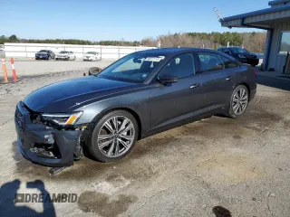 2024 Audi A6 Premium Plus with VIN WAUE3BF24RN011341, listed as a Copart auction lot 88012715 with 14,974 mi miles and Salvage Title. Bid and sale history available at DreamBid. Image 1.