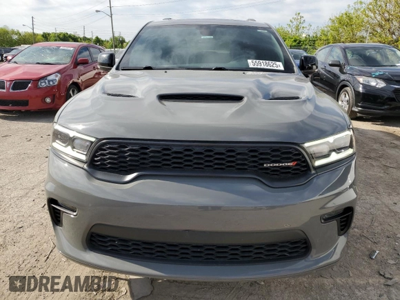 2021 Dodge Durango GT with VIN 1C4RDJDG1MC751671, listed as a Copart auction lot 55918625 with 49,208 mi miles and Salvage title. Bid and sale history available at DreamBid. Image 5.