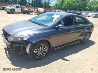 2023 Kia Forte GT-Line with VIN 3KPF54AD8PE606894, listed as a IAAI auction lot 42078975 with 52,457 mi miles. Bid and sale history available at carsss.com. Image 18.
