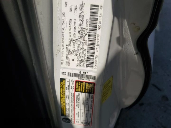 2017 Toyota Tacoma SR with VIN 5TFSX5EN4HX054104, listed as a Copart auction lot 55626545 with 87,911 mi miles and Salvage title. Bid and sale history available at DreamBid. Image 12.