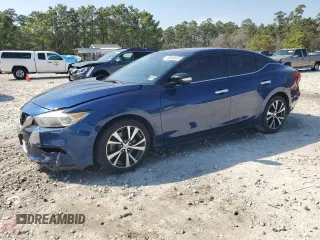 2017 Nissan Maxima SV with VIN 1N4AA6AP3HC363845, listed as a Copart auction lot 46583615 with 122,730 mi miles and Clean Title. Bid and sale history available at carsss.com. Image 1.