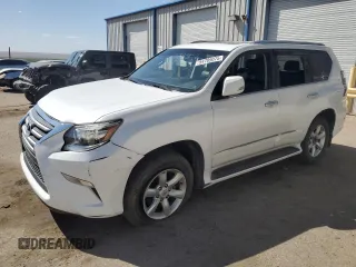 2015 Lexus GX 460 z VIN JTJBM7FX6F5118640, wystawiony jako Copart lot #54709075 z przebiegiem 110 009 mil mil oraz Szkoda całkowita • Salvage title. Historia ofert i sprzedaży dostępna na DreamBid. Obrazek 1.