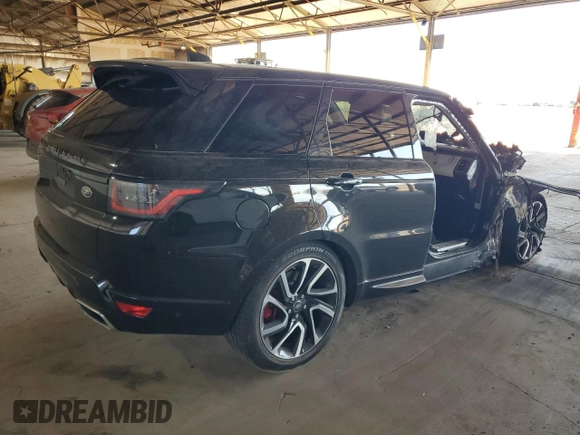 2018 Land Rover Range Rover Sport HSE Dynamic with VIN SALWV2SV0JA698405, listed as a Copart auction lot 54388555 with Not provided miles and Salvage title. Bid and sale history available at DreamBid. Image 3.