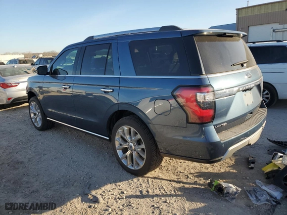 2018 Ford Expedition Limited with VIN 1FMJU2AT9JEA21894, listed as a Copart auction lot 84646794 with 0 mi miles and Salvage Title. Bid and sale history available at carsss.com. Image 2.