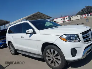 2018 Mercedes-Benz GLS 450 with VIN 4JGDF6EE6JB132415, listed as a IAAI auction lot 42283484 with 54,090 mi miles and . Bid and sale history available at DreamBid. Image 12.