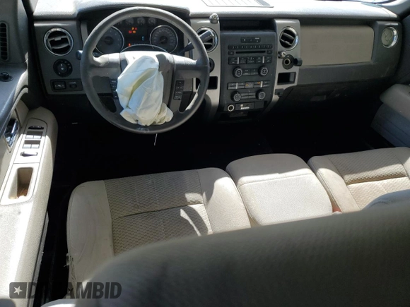 2010 Ford F-150 XL with VIN 1FTEW1C80AFA70138, listed as a Copart auction lot 53135735 with 209,803 mi miles and Salvage Title. Bid and sale history available at carsss.com. Image 8.