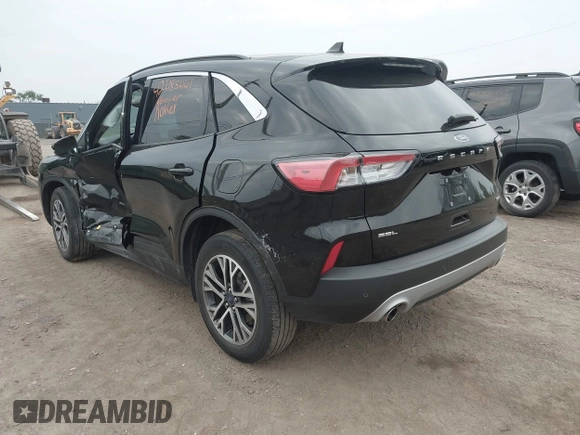 2020 Ford Escape SEL with VIN 1FMCU9H66LUC14241, listed as a IAAI auction lot 42485441 with 37,180 mi miles and . Bid and sale history available at DreamBid. Image 3.