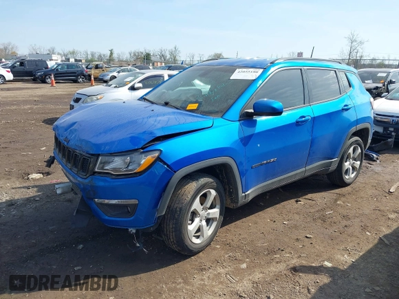 2019 Jeep Compass Latitude z VIN 3C4NJDBB9KT713896, wystawiony jako IAAI lot #42055180 z przebiegiem 67 025 mil mil oraz . Historia ofert i sprzedaży dostępna na DreamBid. Obrazek 18.