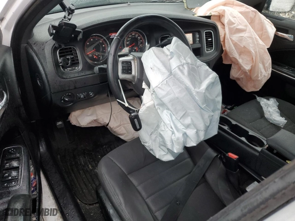 2014 Dodge Charger Police with VIN 2C3CDXAT2EH246008, listed as a Copart auction lot 80237444 with 128,592 mi miles and Salvage Title. Bid and sale history available at carsss.com. Image 8.