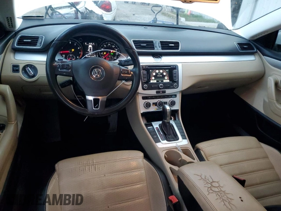 2014 Volkswagen CC Sport with VIN WVWBN7AN2EE507523, listed as a Copart auction lot 81892814 with 102,242 mi miles and Salvage Title. Bid and sale history available at carsss.com. Image 8.