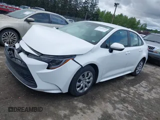 2024 Toyota Corolla LE with VIN 5YFB4MDE8RP087708, listed as a IAAI auction lot 42153912 with 27,811 mi miles. Bid and sale history available at carsss.com. Image 18.