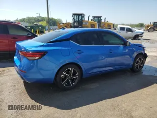 2024 Nissan Sentra SV with VIN 3N1AB8CVXRY238822, listed as a Copart auction lot 53317765 with 26,710 mi miles and Clean Title. Bid and sale history available at DreamBid. Image 3.