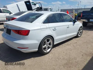 2015 Audi A3 1.8T Premium with VIN WAUACGFF0F1033693, listed as a IAAI auction lot 41823346 with 70,140 mi miles. Bid and sale history available at carsss.com. Image 4.