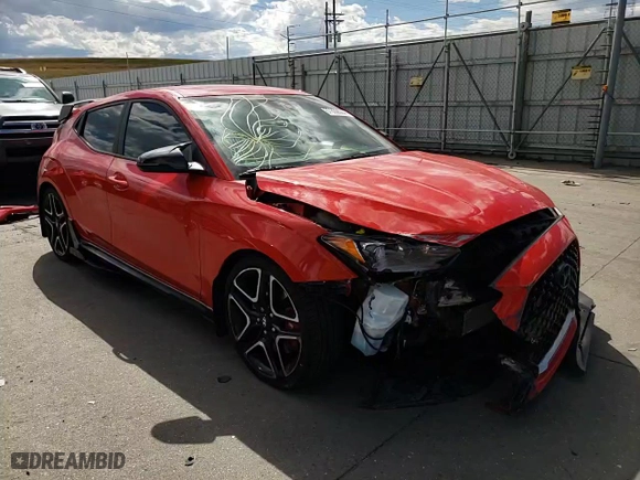 2022 Hyundai Veloster N with VIN KMHT36AH5NU014063, listed as a Copart auction lot 67609594 with 33,238 mi miles and Non Repairable. Bid and sale history available at carsss.com. Image 11.