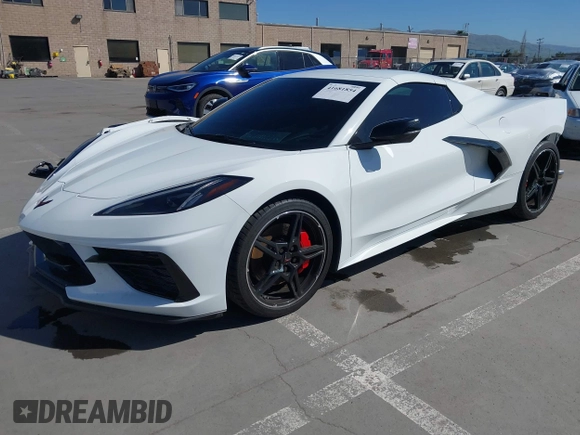 2021 Chevrolet Corvette 1LT with VIN 1G1YA3D49M5123036, listed as a IAAI auction lot 41681854 with 5,367 mi miles. Bid and sale history available at carsss.com. Image 18.