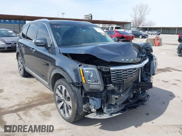 2020 Kia Telluride EX with VIN 5XYP34HC1LG056281, listed as a IAAI auction lot 41745434 with 117,590 mi miles and . Bid and sale history available at DreamBid. Image 1.