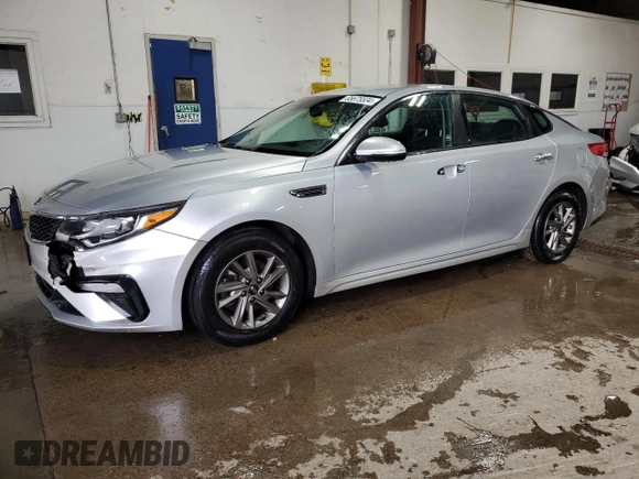 2020 Kia Optima LX with VIN 5XXGT4L38LG381795, listed as a Copart auction lot 85675534 with 84,128 mi miles and Salvage Title. Bid and sale history available at carsss.com. Image 1.