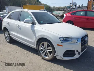 2017 Audi Q3 Premium z VIN WA1ECCFS9HR005867, wystawiony jako IAAI lot #42144051 z przebiegiem 87 552 mil mil oraz . Historia ofert i sprzedaży dostępna na DreamBid. Obrazek 1.
