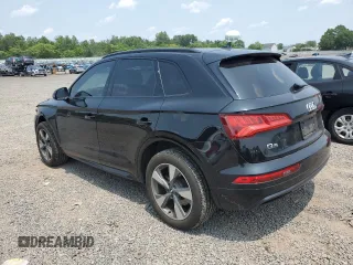 2020 Audi Q5 Premium with VIN WA1ANAFY8L2113769, listed as a Copart auction lot 59963025 with 125,844 mi miles and Salvage title. Bid and sale history available at DreamBid. Image 2.