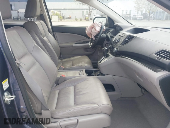 2012 Honda CR-V EX-L with VIN JHLRM3H74CC005819, listed as a IAAI auction lot 41899830 with 150,874 mi miles and . Bid and sale history available at carsss.com. Image 5.