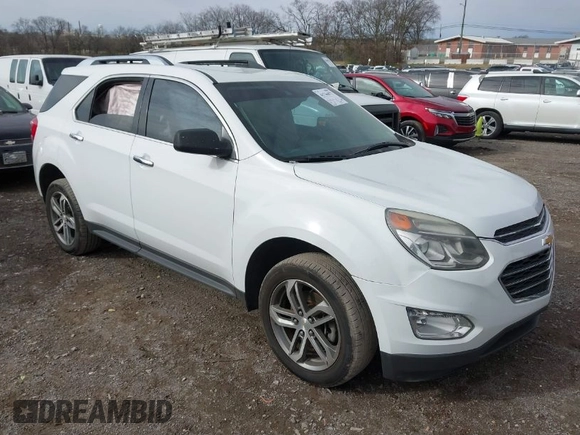2016 Chevrolet Equinox LTZ with VIN 2GNFLGEK1G6191313, listed as a IAAI auction lot 41746077 with 161,904 mi miles. Bid and sale history available at carsss.com. Image 1.