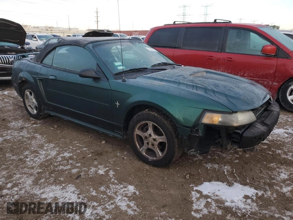 2002 Ford Mustang Deluxe с VIN 1FAFP44432F214108, выставлен на аукционе Copart как лот 42328465 с пробегом 153 154 миль миль и Списание • Salvage title. История ставок и продаж доступна на DreamBid. Изображение 4.