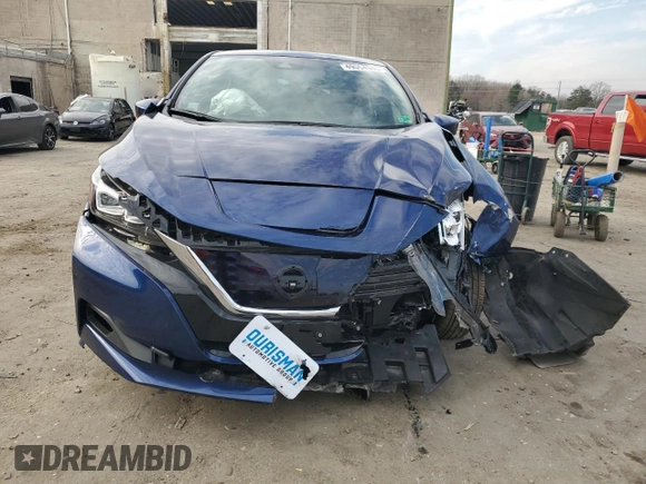 2022 Nissan LEAF SV Plus with VIN 1N4BZ1CV8NC564082, listed as a Copart auction lot 49554945 with 15,394 mi miles and Salvage title. Bid and sale history available at DreamBid. Image 5.