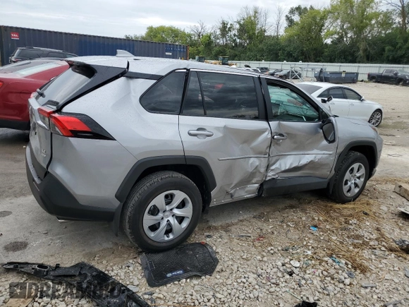 2024 Toyota RAV4 LE with VIN 2T3G1RFVXRC461039, listed as a Copart auction lot 65604044 with 1,201 mi miles and Salvage Title. Bid and sale history available at carsss.com. Image 3.