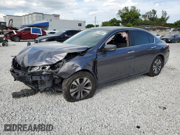 2014 Honda Accord Sedan LX with VIN 1HGCR2F3XEA211158, listed as a Copart auction lot 47199805 with 51,789 mi miles and Salvage Title. Bid and sale history available at carsss.com. Image 1.
