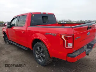 2017 Ford F-150 XL with VIN 1FTEW1EG1HKC32302, listed as a IAAI auction lot 42017882 with 115,868 mi miles. Bid and sale history available at carsss.com. Image 3.