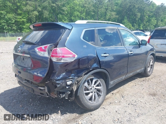 2016 Nissan Rogue SV z VIN 5N1AT2MV7GC747967, wystawiony jako IAAI lot #42231369 z przebiegiem 98 945 mil mil oraz . Historia ofert i sprzedaży dostępna na DreamBid. Obrazek 4.