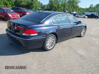 2005 BMW 7 Series 745Li with VIN WBAGN63515DS58163, listed as a IAAI auction lot 42133398 with 108,877 mi miles and . Bid and sale history available at DreamBid. Image 4.