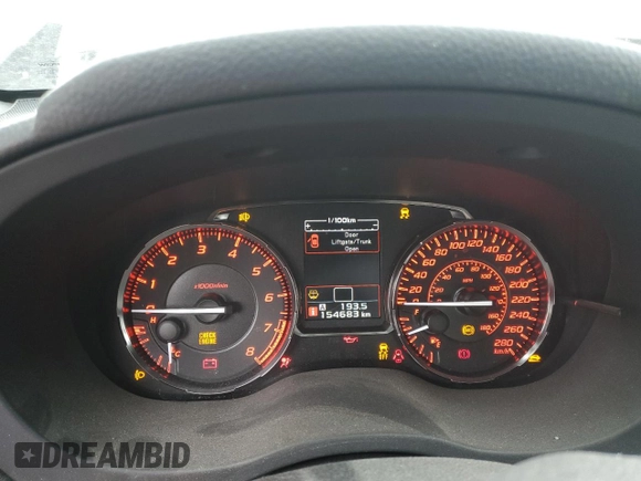2015 Subaru WRX Limited with VIN JF1VA1J6XF9818616, listed as a Copart auction lot 46409565 with 154,683 mi miles and Salvage Title. Bid and sale history available at carsss.com. Image 9.
