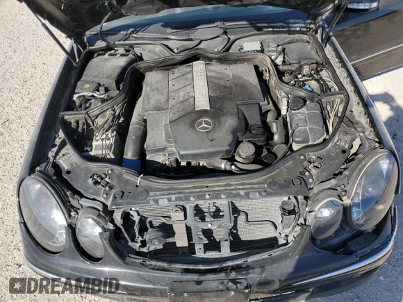 2003 Mercedes-Benz E-Class 5.0L with VIN WDBUF70J83A296836, listed as a Copart auction lot 77109904 with 0 mi miles and Clean Title. Bid and sale history available at carsss.com. Image 11.