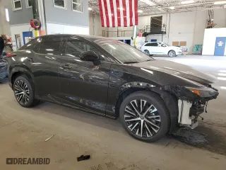 2023 Lexus RZ with VIN JTJAAAAB7PA002286, listed as a Copart auction lot 76578644 with 2,452 mi miles and Salvage Title. Bid and sale history available at carsss.com. Image 4.