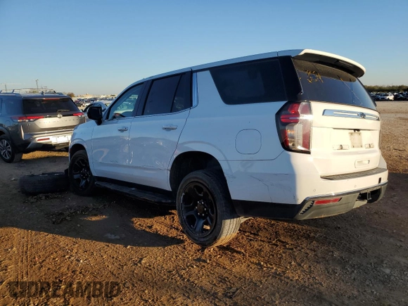 2022 Chevrolet Tahoe Commercial z VIN 1GNSCLED9NR248304, wystawiony jako Copart lot #84294364 z przebiegiem Nie podano mil oraz Czysty tytuł • Clean title. Historia ofert i sprzedaży dostępna na DreamBid. Obrazek 2.
