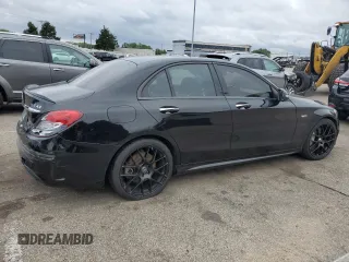 2017 Mercedes-Benz C 43 AMG with VIN 55SWF6EB3HU195318, listed as a Copart auction lot 57625645 with 67,974 mi miles and Salvage title. Bid and sale history available at DreamBid. Image 3.