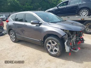 2019 Honda CR-V EX z VIN 7FARW1H55KE032690, wystawiony jako IAAI lot #42223455 z przebiegiem 87 687 mil mil oraz . Historia ofert i sprzedaży dostępna na DreamBid. Obrazek 1.