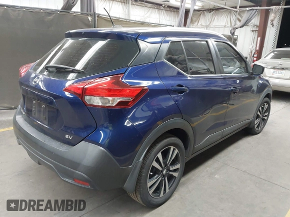 2019 Nissan Kicks S with VIN 3N1CP5CU4KL523051, listed as a IAAI auction lot 41842022 with 81,929 mi miles and . Bid and sale history available at carsss.com. Image 4.