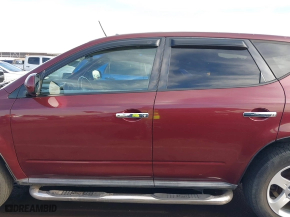 2005 Nissan Murano SL with VIN JN8AZ08W85W435151, listed as a IAAI auction lot 41077675 with 142,629 mi miles. Bid and sale history available at carsss.com. Image 14.