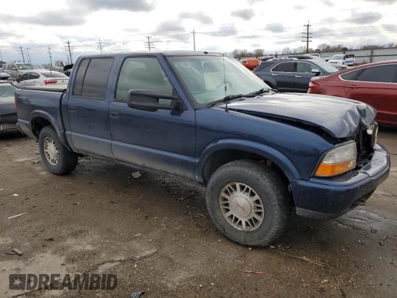 2001 GMC Sonoma SLS with VIN 1GTDT13W21K184331, listed as a Copart auction lot 81176184 with 162,506 mi miles and Salvage Title. Bid and sale history available at carsss.com. Image 4.
