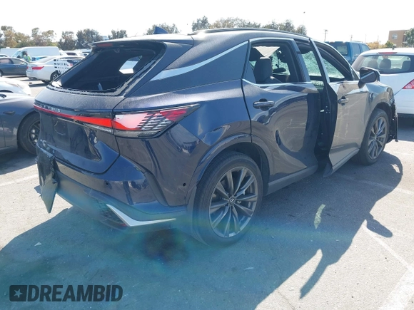 2023 Lexus RX 350 with VIN 2T2BAMCA3PC017131, listed as a IAAI auction lot 41965100 with 23,344 mi miles and . Bid and sale history available at DreamBid. Image 4.