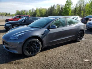 2023 Tesla Model 3 with VIN 5YJ3E1EAXPF404814, listed as a Copart auction lot 56857105 with 59,360 mi miles and Clean title. Bid and sale history available at DreamBid. Image 1.