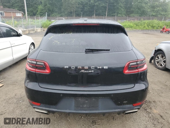 2017 Porsche Macan with VIN WP1AA2A50HLB07596, listed as a Copart auction lot 62682545 with 110,684 mi miles and Salvage title. Bid and sale history available at DreamBid. Image 6.