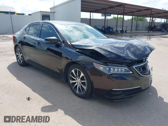 2015 Acura TLX Technology z VIN 19UUB1F5XFA001844, wystawiony jako IAAI lot #42428331 z przebiegiem 76 530 mil mil oraz . Historia ofert i sprzedaży dostępna na DreamBid. Obrazek 1.