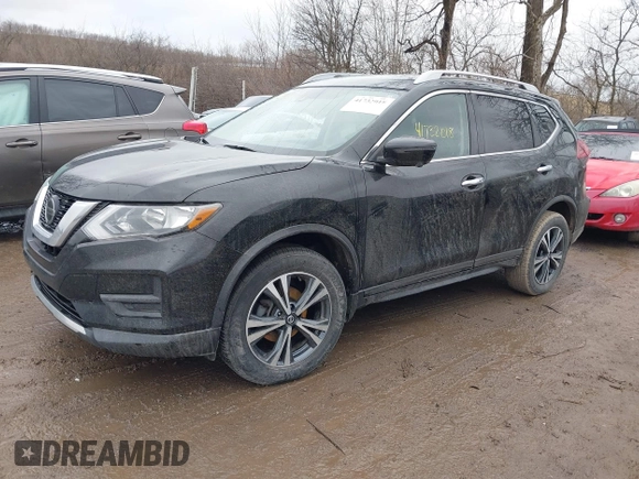 2019 Nissan Rogue SL with VIN 5N1AT2MV8KC823785, listed as a IAAI auction lot 41732018 with 107,449 mi miles and . Bid and sale history available at carsss.com. Image 2.