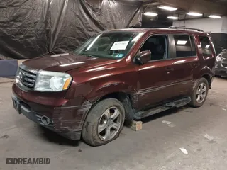 2013 Honda Pilot EX-L with VIN 5FNYF4H54DB035012, listed as a IAAI auction lot 41279345 with 154,768 mi miles. Bid and sale history available at carsss.com. Image 2.