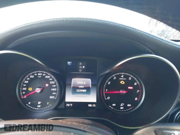 2016 Mercedes-Benz GLC 300 with VIN WDC0G4JB0GF028448, listed as a IAAI auction lot 41891040 with 122,980 mi miles and . Bid and sale history available at DreamBid. Image 7.
