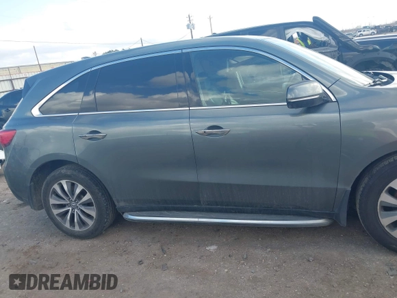 2014 Acura MDX Tech Pkg with VIN 5FRYD3H40EB017646, listed as a IAAI auction lot 41483117 with 123,667 mi miles. Bid and sale history available at carsss.com. Image 13.