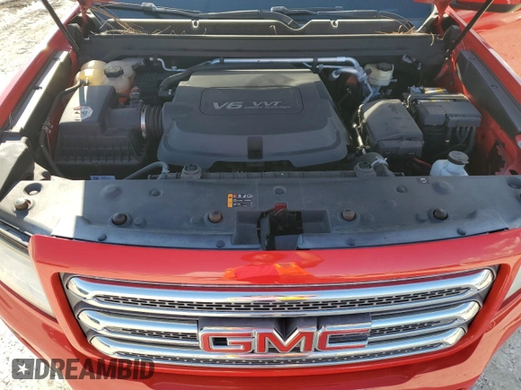 2016 GMC Canyon 2WD SLE with VIN 1GTG5CE30G1294816, listed as a Copart auction lot 73838094 with 0 mi miles and Salvage Title. Bid and sale history available at carsss.com. Image 11.